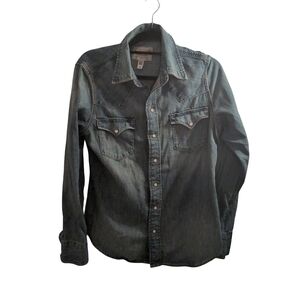 Polo Ralph Lauren Denim Button Down Shirt | Blue Chambray | Size L |